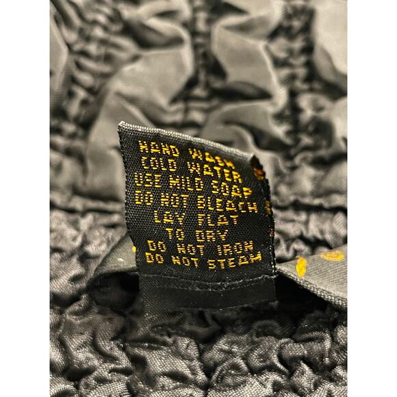 Jerry T Black ruched vest with rhinestone detail zipper XL - Picture 5 of 15